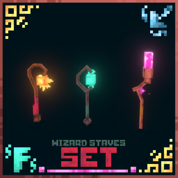 Wizard Staves Set